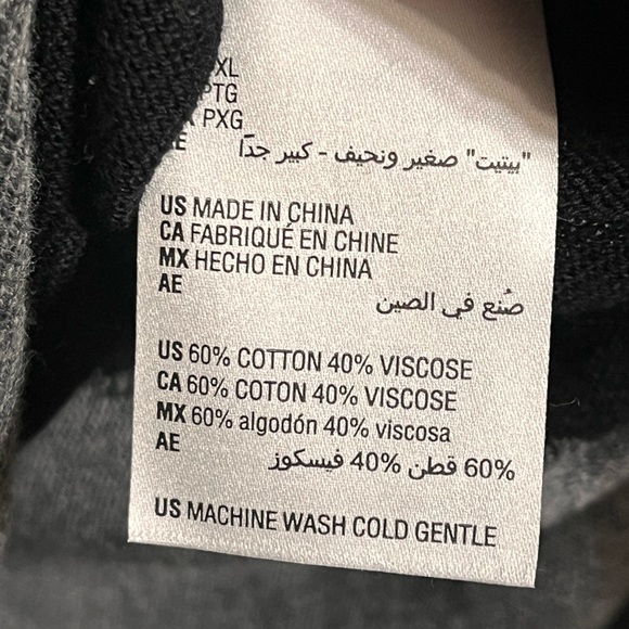 INC Color Block crew neck Sweater size XL petite - Picture 3 of 9